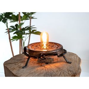 Mancave Store - Tafellamp - Industrieel - UFO Brown - Inclusief lichtbron