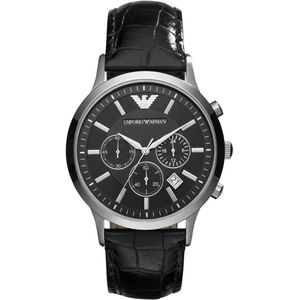 Emporio Armani AR2447 Herenhorloge 43 mm - Zilverkleurig