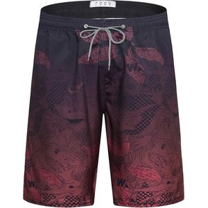 Heren Zwemshort Sneldrogend met Mesh Voering Rood