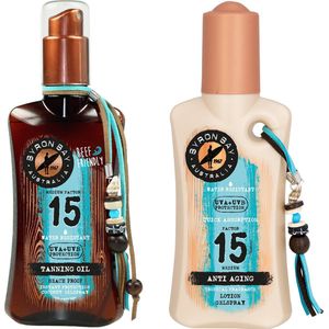 Byron Bay Coconut Oilspray SPF 15 & Anti Aging Lotion Gelspray SPF 15
