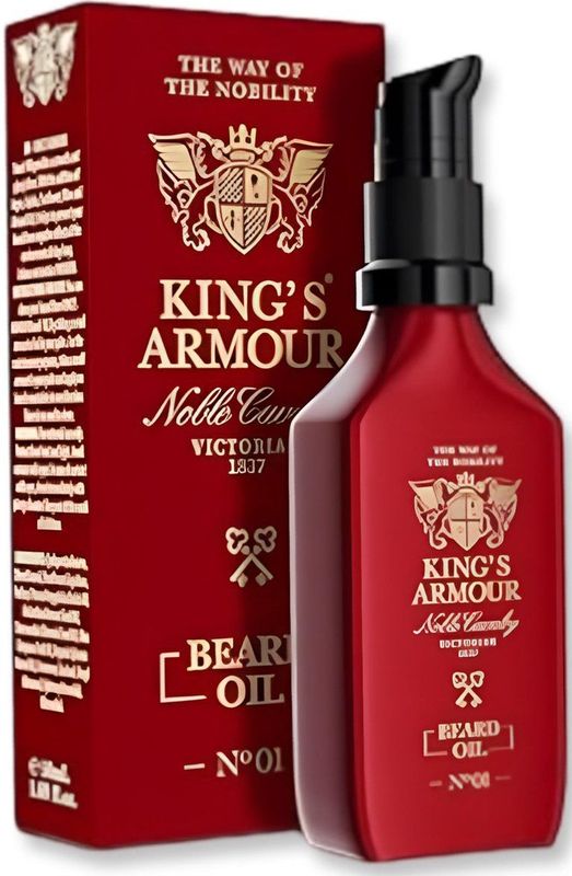 King's Armour - Baardolie - 50ml - Voedend en Hydraterend - Luxe Formule