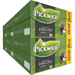Pickwick English Zwarte Thee - Extra grote verpakking 6 x 40 theezakjes