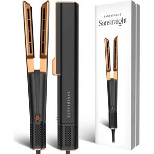 Sansbeauté - Sanstraight - Stijltang - 2 in 1 - Haardroger en Stijltangen - Coldshot - 80℃ t/m 140℃