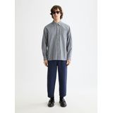 Scotch & Soda - Blouse - Gestreept - Heren - Relaxed Fit - Lange Mouwen