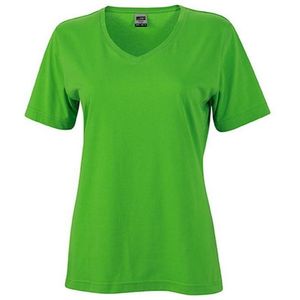 James and Nicholson Dames/dames Workwear T-Shirt (Kalk groen)