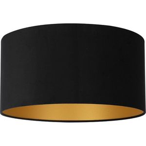 Lampenkap velours zwart Ø 50 cm - 25 cm hoog