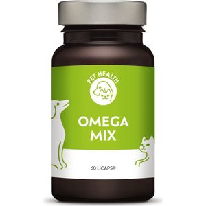 Pet Health - Omegamix® - 60 capsules - Licaps met 500 mg Superba® krillolie - Omega 3/7/9 - Voor kat & Hond