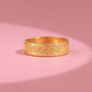 Tree of Life ring voor verloving in 14K Verguld