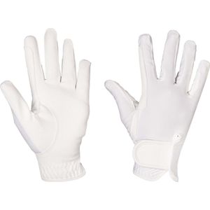 Horka Handschoen Flexi White - 10 jr | Paardrij handschoenen