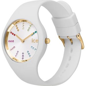 Ice Watch Ice Cosmos - Rainbow White 021342 Horloge - Siliconen - Wit - Ø 34 mm