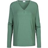 mey - T-shirt met Lange Mouwen - Peat Moss - Serie Pure Chic