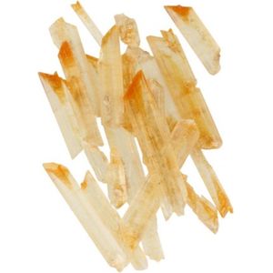 Gips - Ruwe Kristal Puntjes - Oranje - 10 Gram