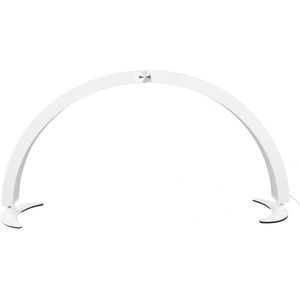 28 inch wimperlicht led-halve maan-nagellamp bureaulamp U-vormige staande lamp met afstandsbediening voor schoonheid huidverzorging wimpers wenkbrauwen productie van EU-stekker.