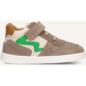 Develab 44339 Sneakers Jongens - Leren Sneaker - Taupe - Maat 24