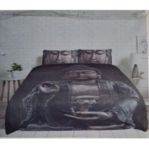 Dekbedovertrek - 140x200 - Strijkvrij en Ademend - Met Drukknopen