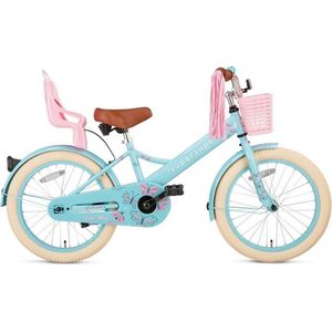 Supersuper Little Miss - Kinderfiets - Meisjesfiets - 18 inch - Turquoise