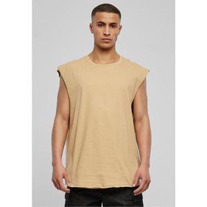 Urban Classics - Open Edge Mouwloze top Beige