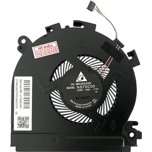 Vervangende Cpu / koelventilator voor o.a. HP Spectre X360 15-CH Series - P/N: L17606-001 / NS75C00 -17J21