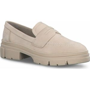 Tamaris - Mocassin - Zwart - Leer - Blokhak