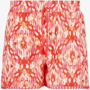 TwoDay meisjes short met print roze oranje - Maat 170