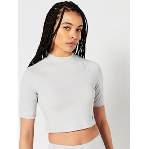 Superdry Run 3/4 Tight Crop T-shirt Wit S Vrouw