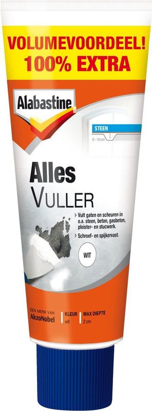 Alabastine - Allesvuller - Vuller Wit - 660 G