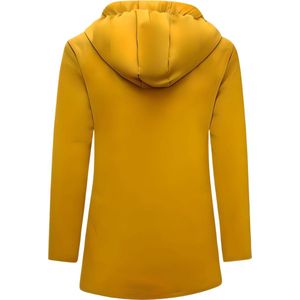 Lange Gewatteerde Jas Dames - Puffer jacket - Geel