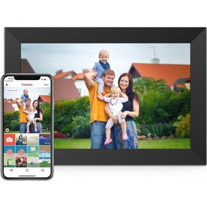 Digitale fotolijst 10,1 inch FHD IPS touchscreen met WiFi voor het delen van foto's op afstand