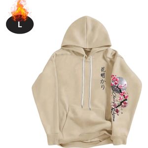 Nivard Hoodie Heren - Sweaters - Sweater - Warme Trui - Met Capuchon - Khaki - S