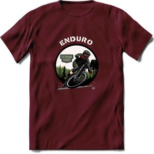 Enduro T-Shirt | Mountainbike Fiets Kleding | Dames / Heren / Unisex MTB shirt | Grappig Verjaardag Cadeau | Maat L