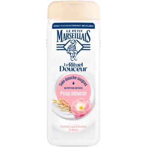 Le Petit Marseillais Le Rituel Douceur Huidverzachtende Doucheverzorging Havermout en Roos 400 ml