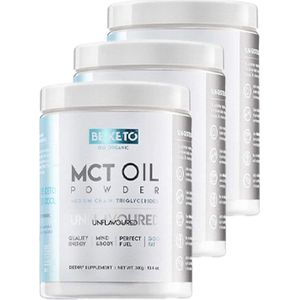 Be Keto | MCT Oil Powder | 3 stuks | 3 x 300g