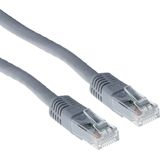 ACT Grijze 10 meter U/UTP CAT6 UTP kabel met RJ45 connectoren IB8010