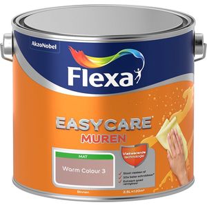 Flexa - Easycare Muren Muurverf - Warm Colour 3 - Mengverf - 2.5 Liter