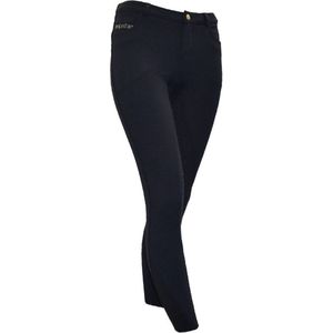 Montar Rijbroek Silver Siliconen Zitvlak Kids Navy - 140