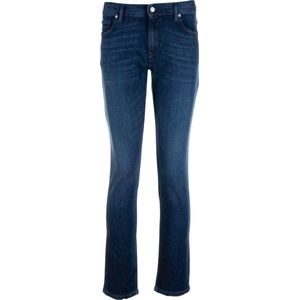 Alberto Heren Slim Jeans Blauw maat 38/34