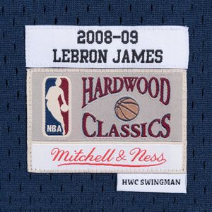 NBA Swingman Cleveland Cavaliers LeBron James Jersey Navy Kledingmaat : L