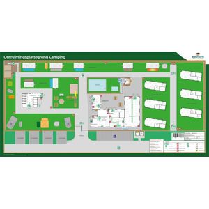 Ontruimingsplattegrond Camping - Norm NEN-EN-ISO 7010