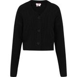 MYMO - Gebreid Vest - Zwart