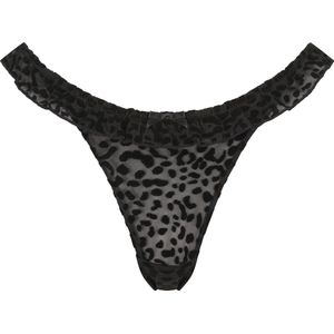 Hunkemöller Dames Lingerie String Lissy - Zwart - maat XS