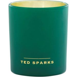 Ted Sparks - Geurkaars Demi - 60 Branduren - 1 Lont - Luxe Verpakking - Moss & Sandalwood