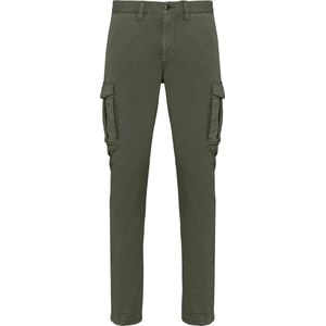 Heren Cargobroek van Biokatoen 'Native Spirit' - Washed Organic Khaki 42