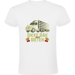 Dikke bak met bieten Heren T-shirt | boer | boerderij | trekker | tractor | boeren | veeteelt | landbouw | shirt