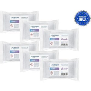 Navulling Vochtvreter 6 x 250 Gram – Lavendel geur - Voordeelverpakking