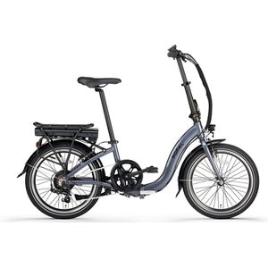 Popal E-Folt 1.0 Elektrische Vouwfiets - 420Wh accu - 6 versnellingen - Grijs