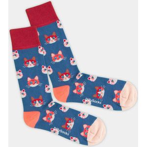 DillySocks Sky Kitten Sock - maat 36-40