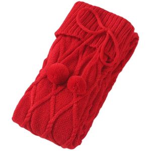 Warme sokken - 68cm - Herfst/winter sokken - Elastisch - Comfortabel - Zakken niet af - Kniekousen - Warme beenwarmers - Herfst/winter essentials - Kniekousen - Draagt ​​bij aan de herfst/winter sfeer - Geschikt als cadeau of voor persoonlijk gebruik