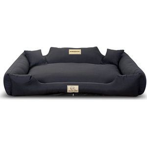 KINGDOG - Hondenbed - Dierenmand 115x95 cm - Maat XL - Zwart