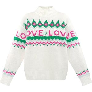 Love sweater weather trui - nieuwe collectie - herfst/winter - dames - wit - maat L/XL
