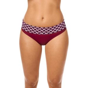 Amoena Apulia Bikini Slip 71692 HW PTY C0521 C0521 - burgundy/multi - maat 38